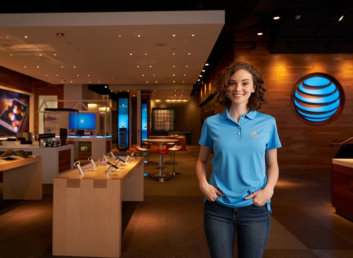 An AT&T retail store in Chicago.