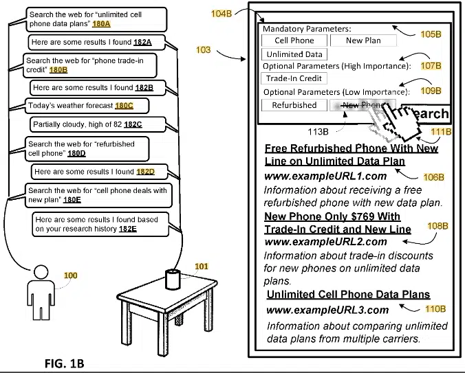 Combining parameters of multiple search queries that share a line of inquiry