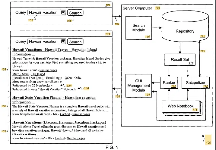 Presenting search result information